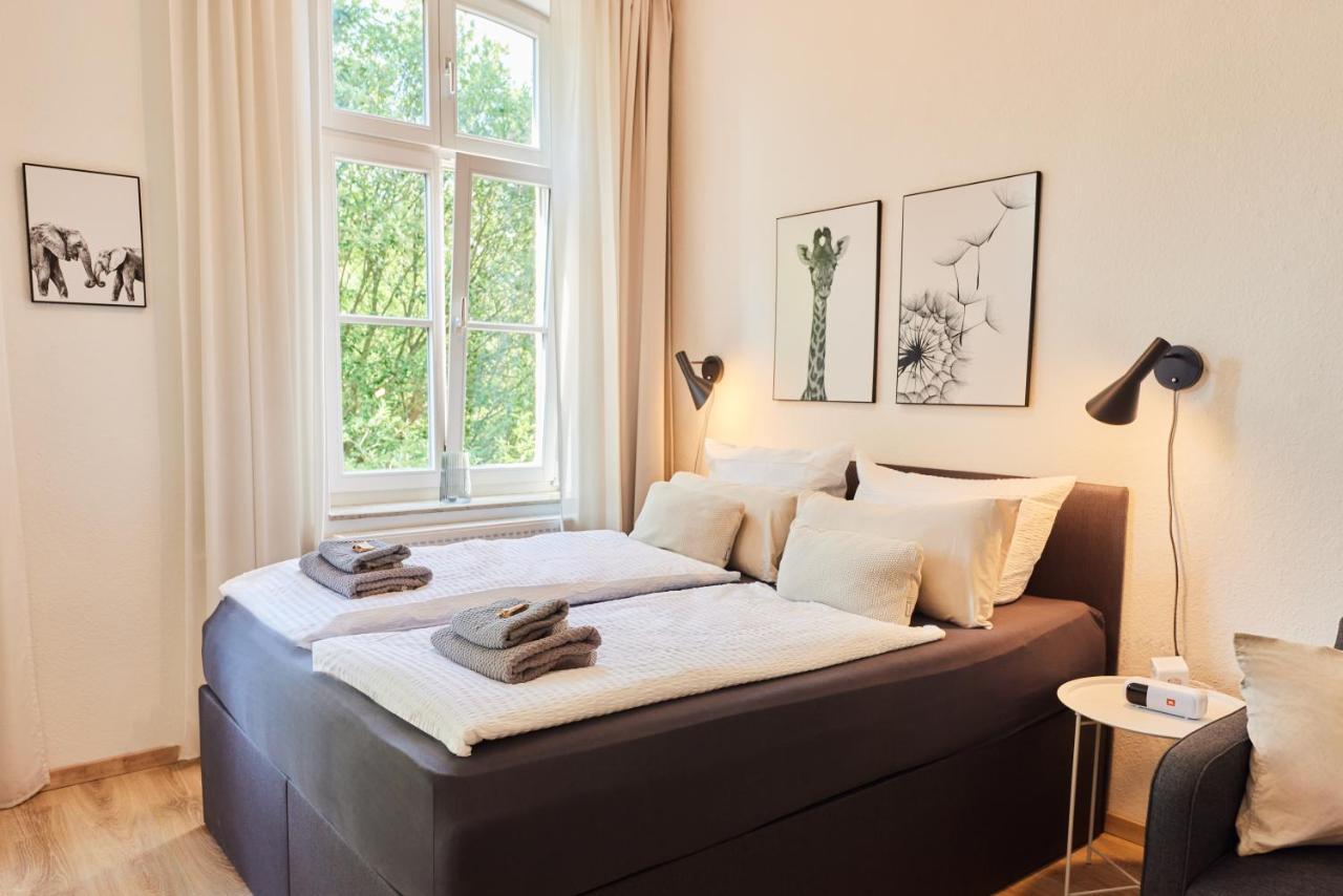 Studio3 Zentral Und Ruhig Mit Parkplatz, 5 Min Z Bali-T Und Gop, Boxspringbett 바트왼하우젠 외부 사진