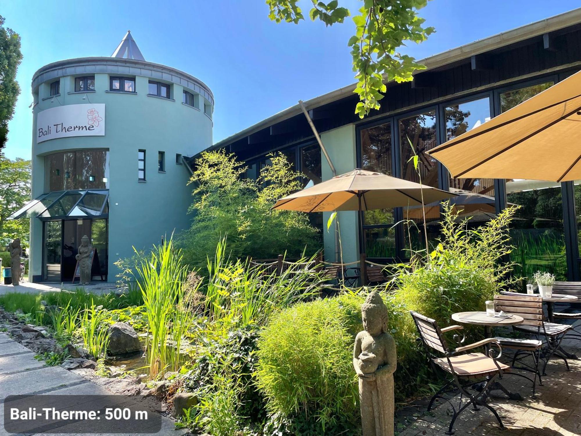 Studio3 Zentral Und Ruhig Mit Parkplatz, 5 Min Z Bali-T Und Gop, Boxspringbett 바트왼하우젠 외부 사진